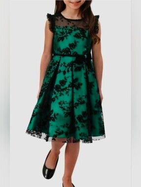 Jona Michelle Holliday dress green size 8